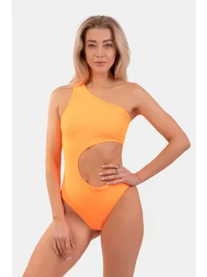 Orange Asymmetric egy vállú monokini 458 ORANGE Nebbia