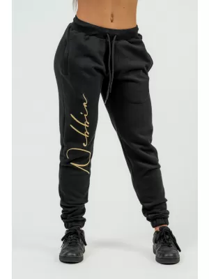 Női Signature INTENSE 846 BLACK/GOLD Nebbia bő melegítőnadrág
