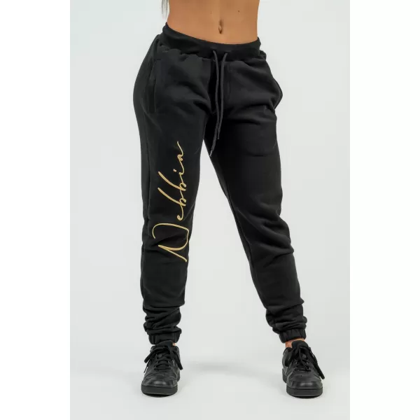  Női Signature INTENSE 846 BLACK/GOLD Nebbia bő melegítőnadrág 