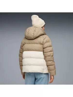 Női kabát PUMA MONO HOODED JACKET 688385-87 FEHÉR