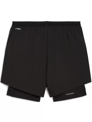 Rövidnadrág PUMA M RUN ULTRAWEAVE 2IN1 5"" SHORT​ 526635-01 FEKETE