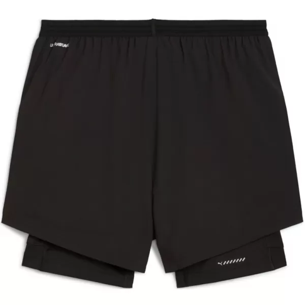  Rövidnadrág PUMA M RUN ULTRAWEAVE 2IN1 5"" SHORT​ 526635-01 FEKETE 