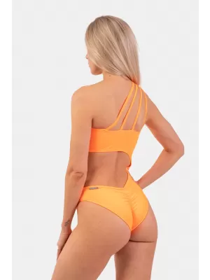 Orange Asymmetric egy vállú monokini 458 ORANGE Nebbia