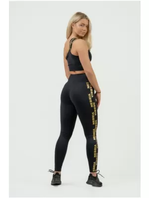 Női sportmelltartó nagy támasztékkal INTENSE Asymmetric 841 BLACK Nebbia
