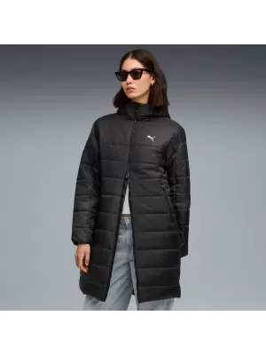 Női kabát PUMA ESS HOODED PADDED PARKA 685232-01 FEKETE
