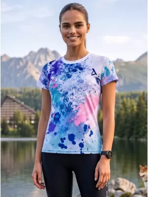 Prémium funkcionális női póló ALTISPORT VOJ/ALW055TR01 LILA/KÉK