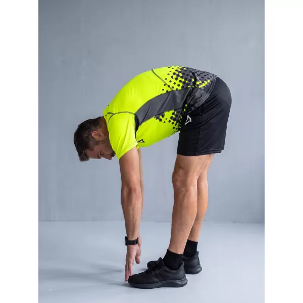 Férfi funkcionális tömörítés T -piró prémium ALTISPORT VOJ/ALM109TR04 FLUO SÁRGA 