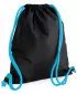 | BG 110 BLACK/SURF BLUE BagBase