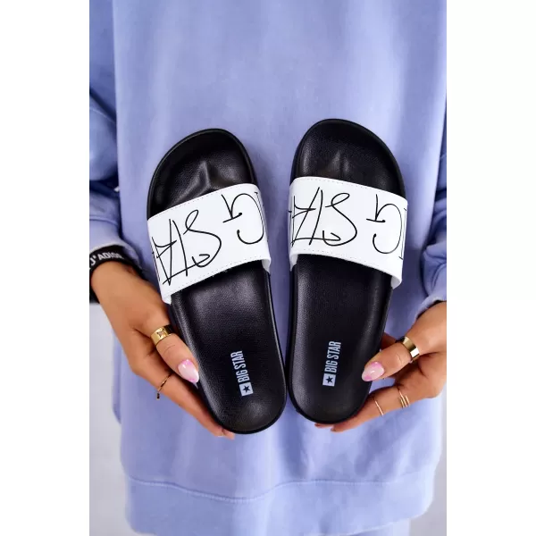  Női divatpapucs BIG STAR JJ274A275 WHITE Big Star Shoes 