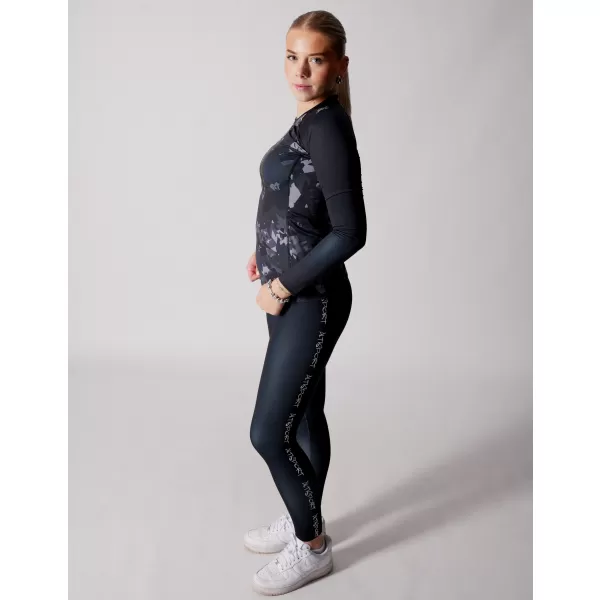  Női funkcionális T -piró hosszú ujjú prémiummal ALTISPORT VOJ/ALW110TR03 FEKETE 