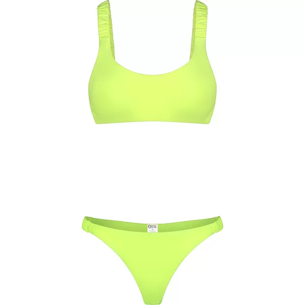  Női bikini - felső rész NORDBLANC NBSSS8209 SÁRGA 