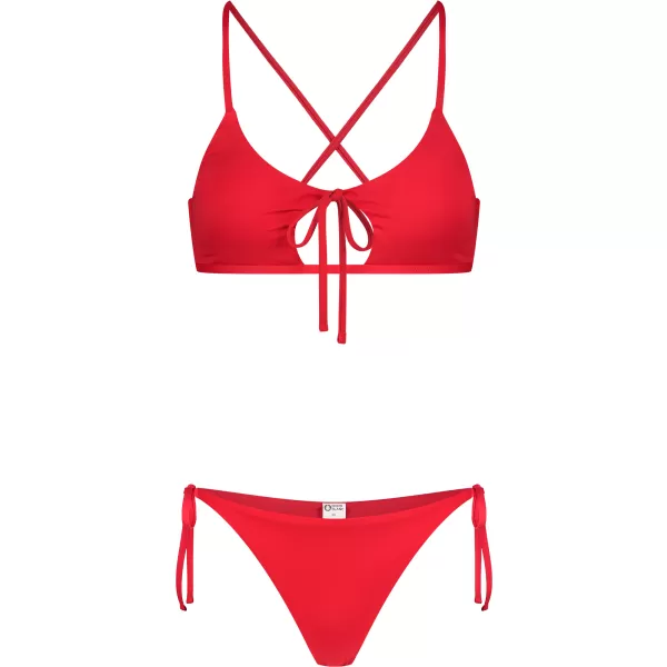  Női bikinifelső NORDBLANC NBSSS8211 PIROS 
