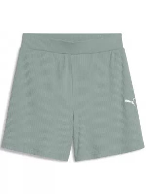 Hölgyek rövidnadrágja PUMA ESS ELEVATED SHORTS 685026_30 ZÖLD HOLD