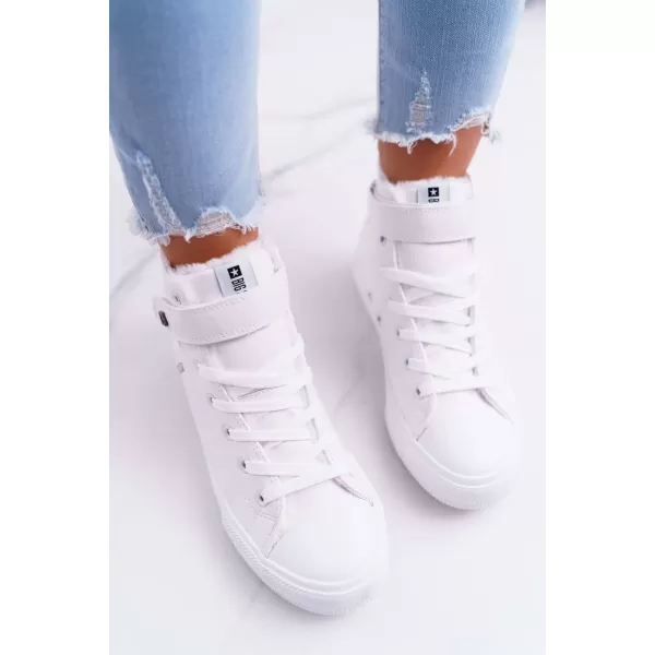  Női bőr bokacsizma BIG STAR V274541FW WHITE Big Star Shoes 