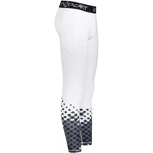  Férfi hosszú prémium sportleggings ALTISPORT VOJ/ALM109LEG01 FEHÉR 