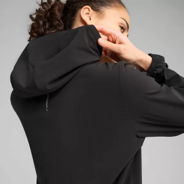  Női kabát PUMA RUN VELOCITY WOVEN JACKET W 526584-01 FEKETE 