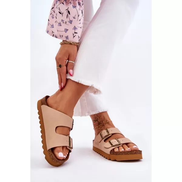  Női papucs BIG STAR LL274745 BÉZS Big Star Shoes 