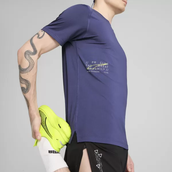  Ing PUMA EVERYDAY KNIT PERF SS TEE? M 526631_46 KÉK KRISTÁLY 