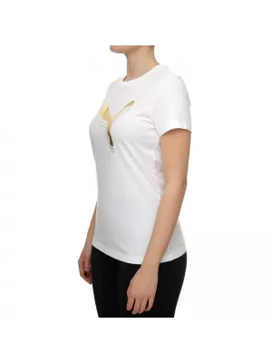 Ing PUMA ESS METALLIC TEE 684995-52 FEHÉR