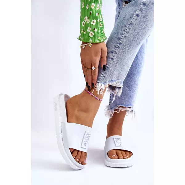  Női papucs BIG STAR LL274428 WHITE Big Star Shoes 