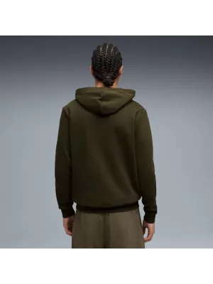Férfi pulóver PUMA ESS BLOCK HOODIE FL 684686-82 ZÖLD