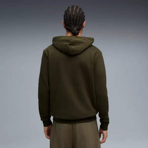  Férfi pulóver PUMA ESS BLOCK HOODIE FL 684686-82 ZÖLD 