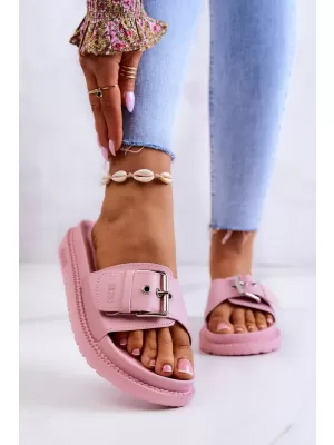 Női divatpapucs BIG STAR JJ274A308 PINK Big Star Shoes