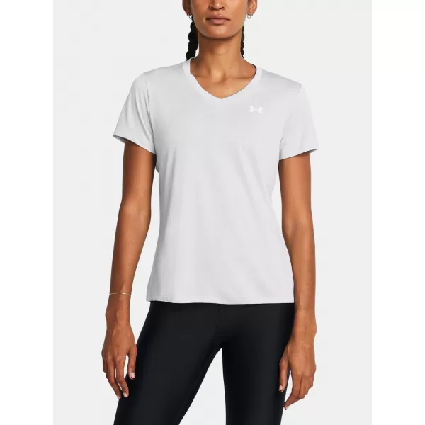  Női póló UNDER ARMOUR TECH SSV- TWIST 1384227-014 SZÜRKE 