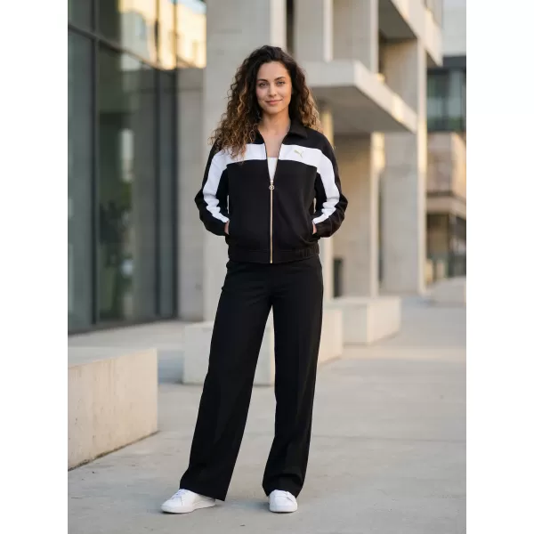  Női kabát PUMA T7 RELAXED TRACK JACKET 632137-01 FEKETE 