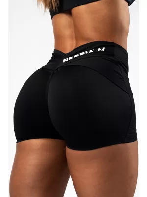 Formáló rövidnadrág V-alakú derékkal STRONG BEAUTY 428 BLACK Nebbia