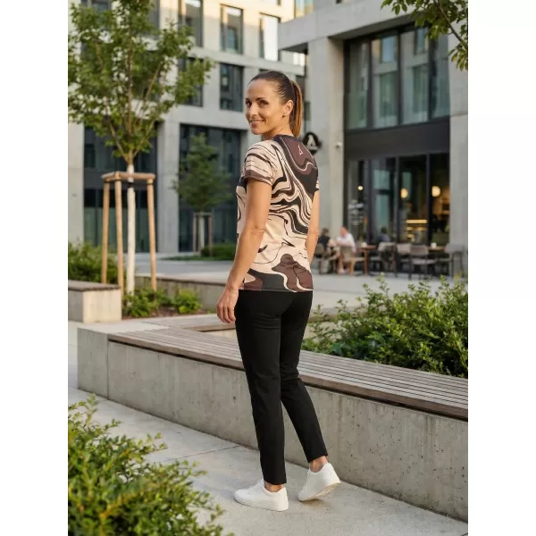  Prémium funkcionális női póló ALTISPORT VOJ/ALW099TR01 BARNA 