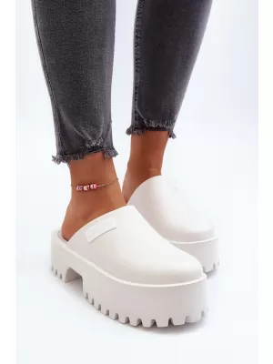 Női papucs BIG STAR NN274015 WHITE Big Star Shoes