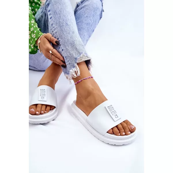  Női papucs BIG STAR LL274428 WHITE Big Star Shoes 