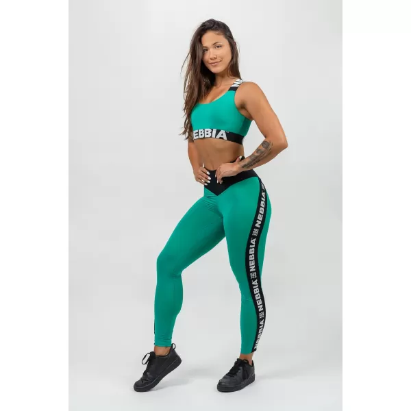  Magas derekú leggings ICONIC 209 GREEN Nebbia 