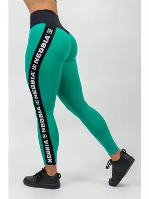 Magas derekú leggings ICONIC 209 GREEN Nebbia