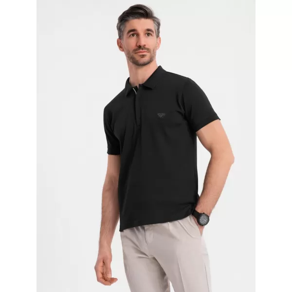  Férfi t -póló OMBRE OM-POSS-0148 FEKETE 