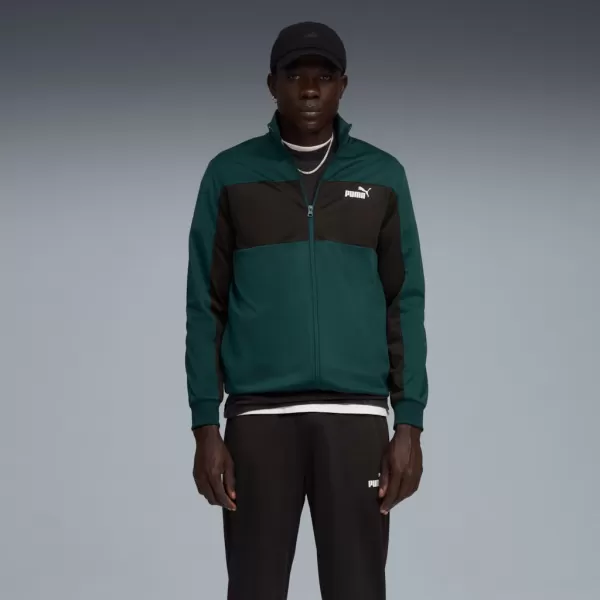  Férfi készlet PUMA POLY COLORBLOCK SUIT 687304-75 ZÖLD 