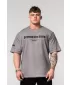 Lemosott pamut nehézsúlyú póló GRIND 370 LIGHT GREY Nebbia
