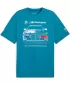 Ing PUMA BMW MMS BOLD GRAPHIC TEE 632914-06 KÉK