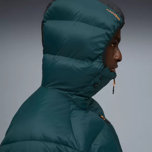  Férfi dzseki PUMA TECH PRIMALOFT PUFFER JACKET 632165-75 ZÖLD 
