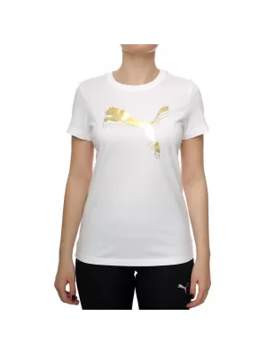 Ing PUMA ESS METALLIC TEE 684995-52 FEHÉR