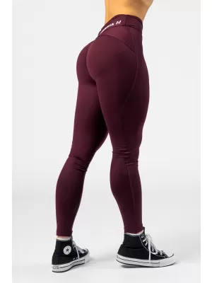 Formáló leggings V alakú derékkal STRONG BEAUTY 425 DARK RED Nebbia
