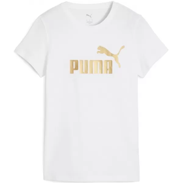  Ing PUMA ESS METALLIC NO. 1 LOGO TEE 631536-52 FEHÉR 