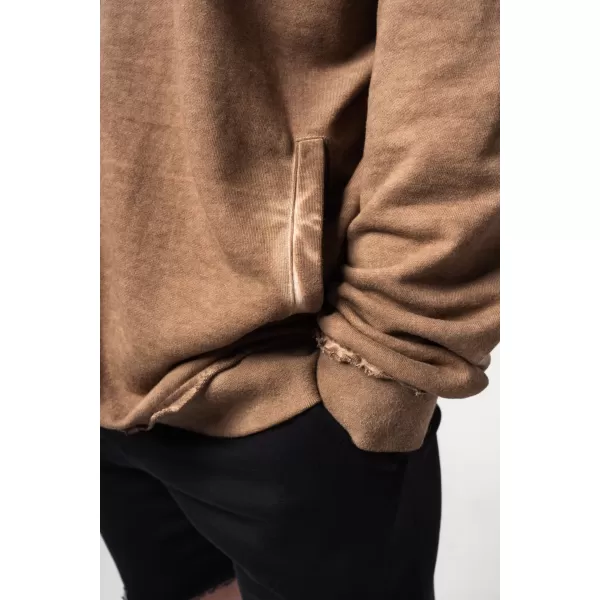  Kimosott pulóver cipzárral GYM BRO 362 LIGHT BROWN Nebbia 