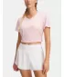 Női póló UNDER ARMOUR TECH SSV- TWIST 1384227-647 RÓZSASZÍN
