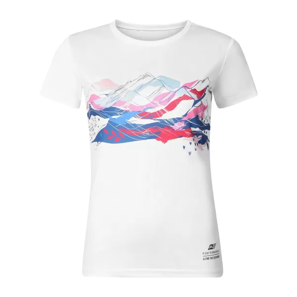  Női póló ALPINE PRO QUATRA 2 FEHÉR 