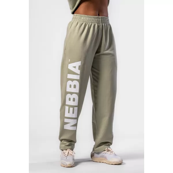  Bő bő melegítőnadrág BOYFRIEND STYLE 432 LIGHT GREEN Nebbia 