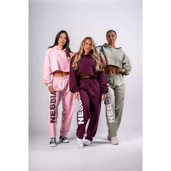  Bő bő melegítőnadrág BOYFRIEND STYLE 432 PINK Nebbia 