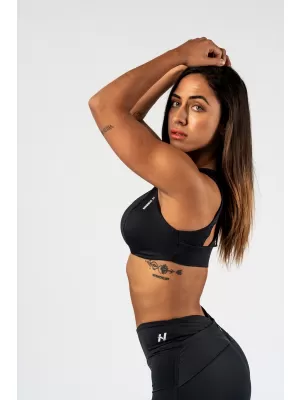 Sportmelltartó STRONG BEAUTY 424 BLACK Nebbia