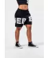 MUSCLE MOMMY 624 BLACK Nebbia 6 hüvelykes Sweat rövidnadrág